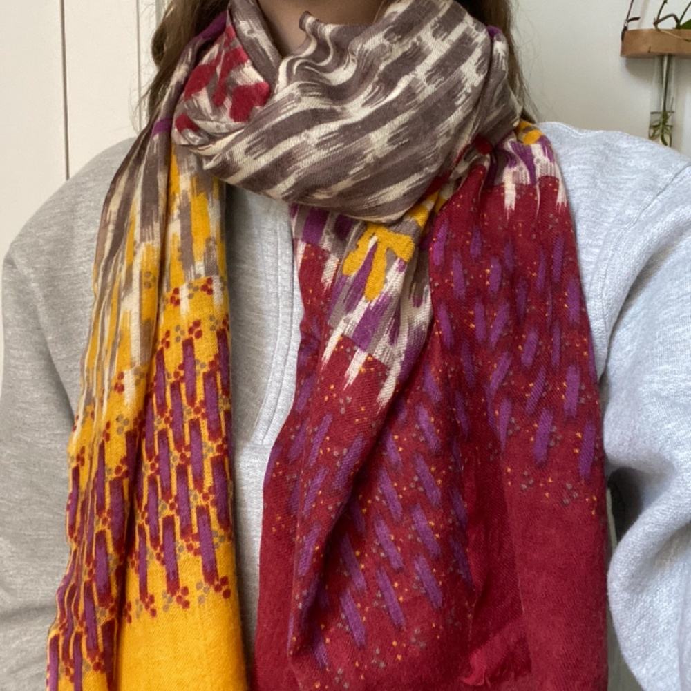 French Wool/Silk Scarf